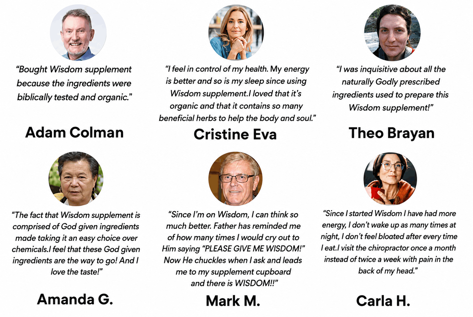 Wisdom nutrition reviews